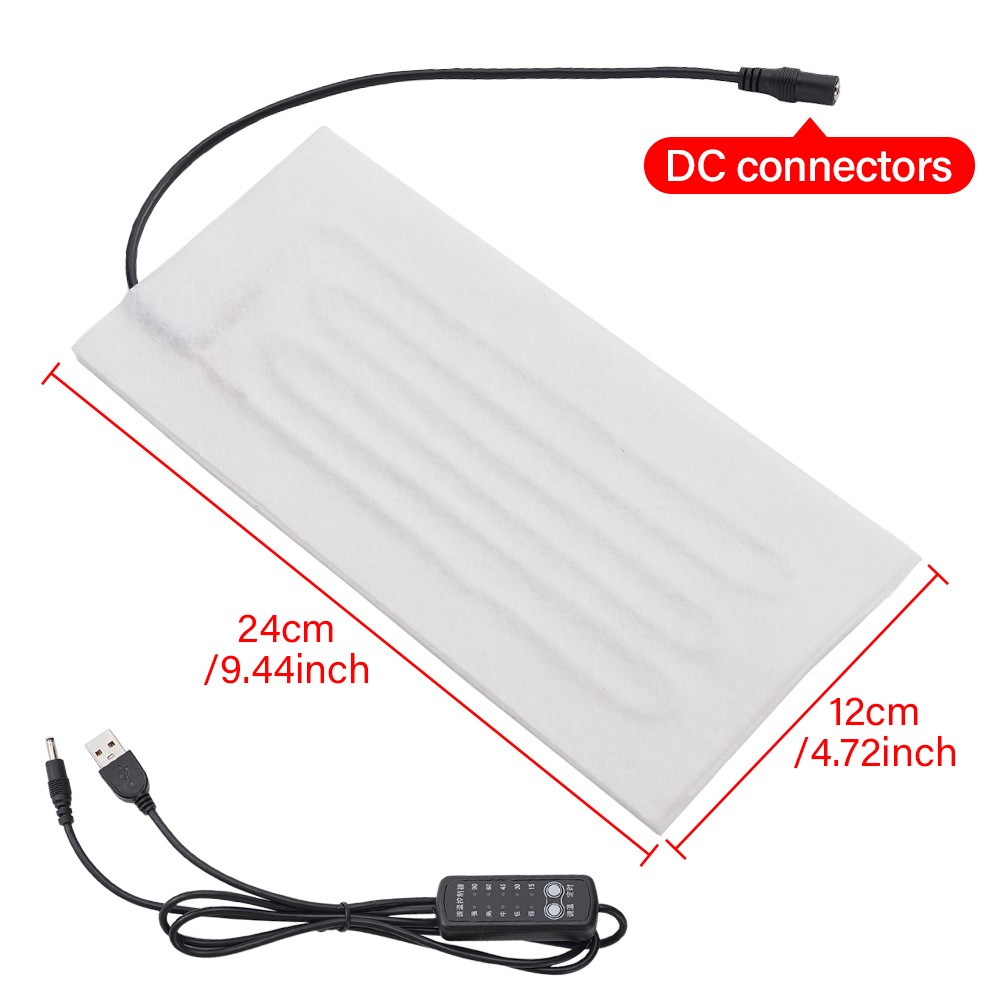 Hand Warmer Electric - 1Pc 120x240 mm USB Heating Pad