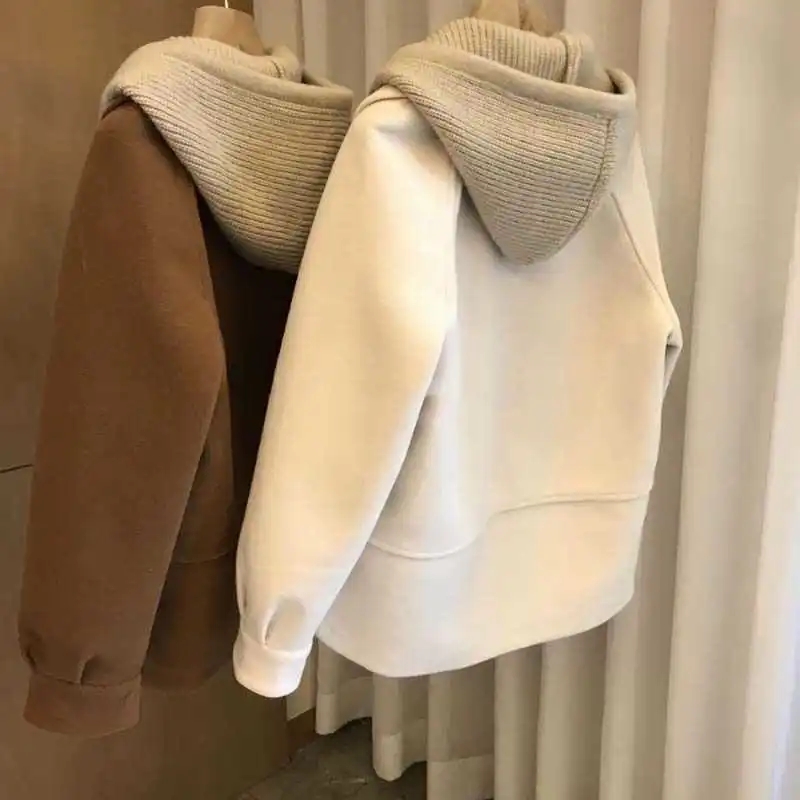Women's Hooded Woolen Coat 202 - огляд і ціна Wool Coat Peacoat