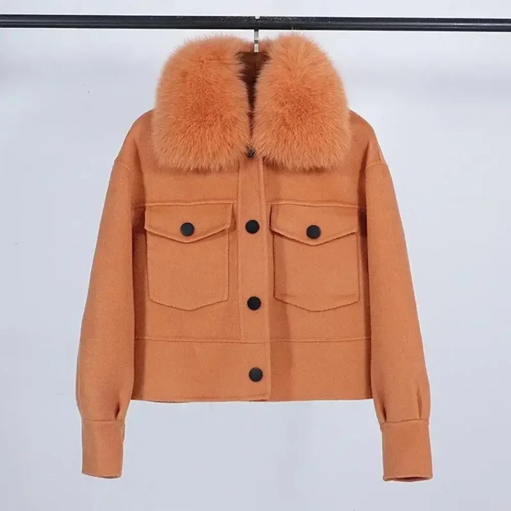 Wool Women Fur Coat New Autumn - огляд і ціна Wool Coat Peacoat