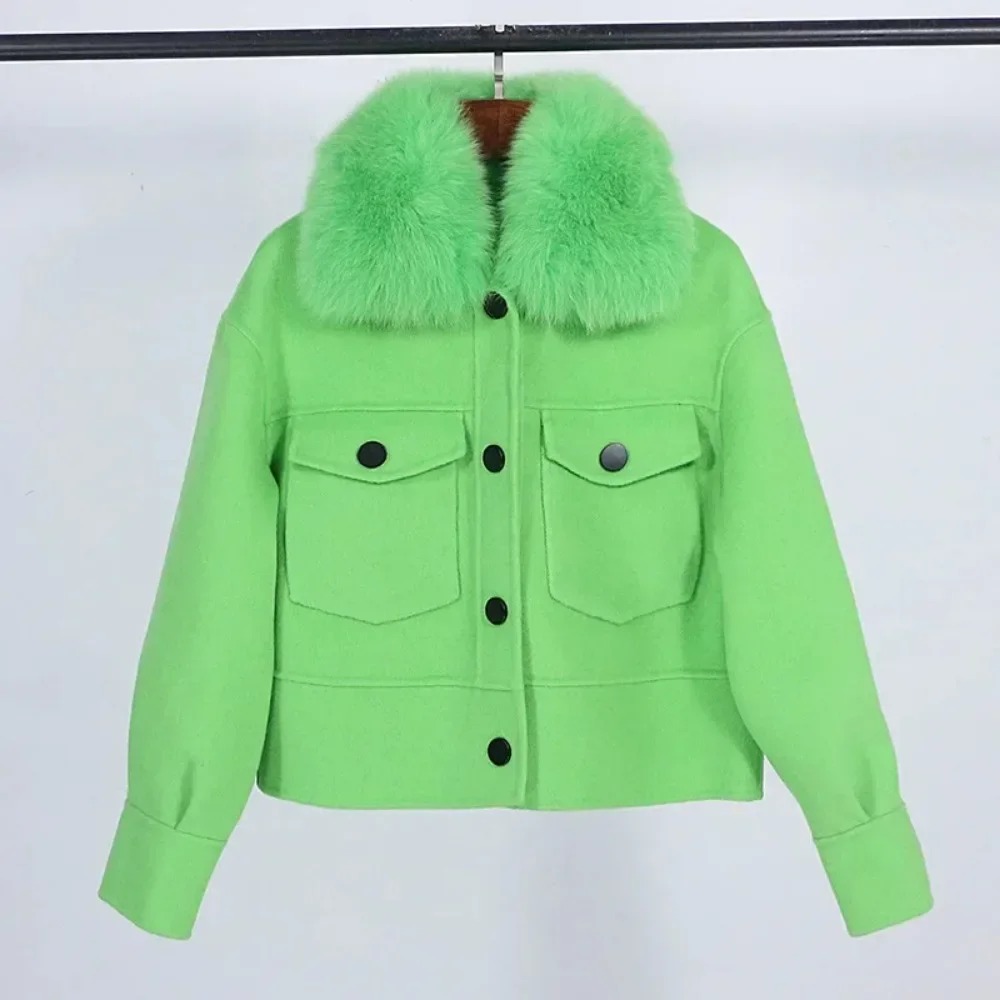 Wool Women Fur Coat New Autumn - огляд і ціна Wool Coat Peacoat
