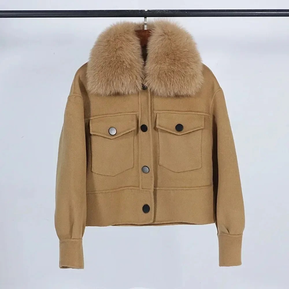 Wool Women Fur Coat New Autumn - огляд і ціна Wool Coat Peacoat