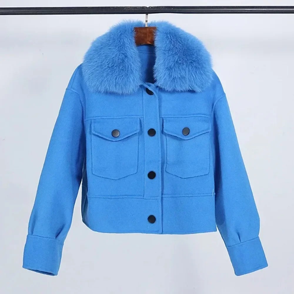 Wool Women Fur Coat New Autumn - огляд і ціна Wool Coat Peacoat