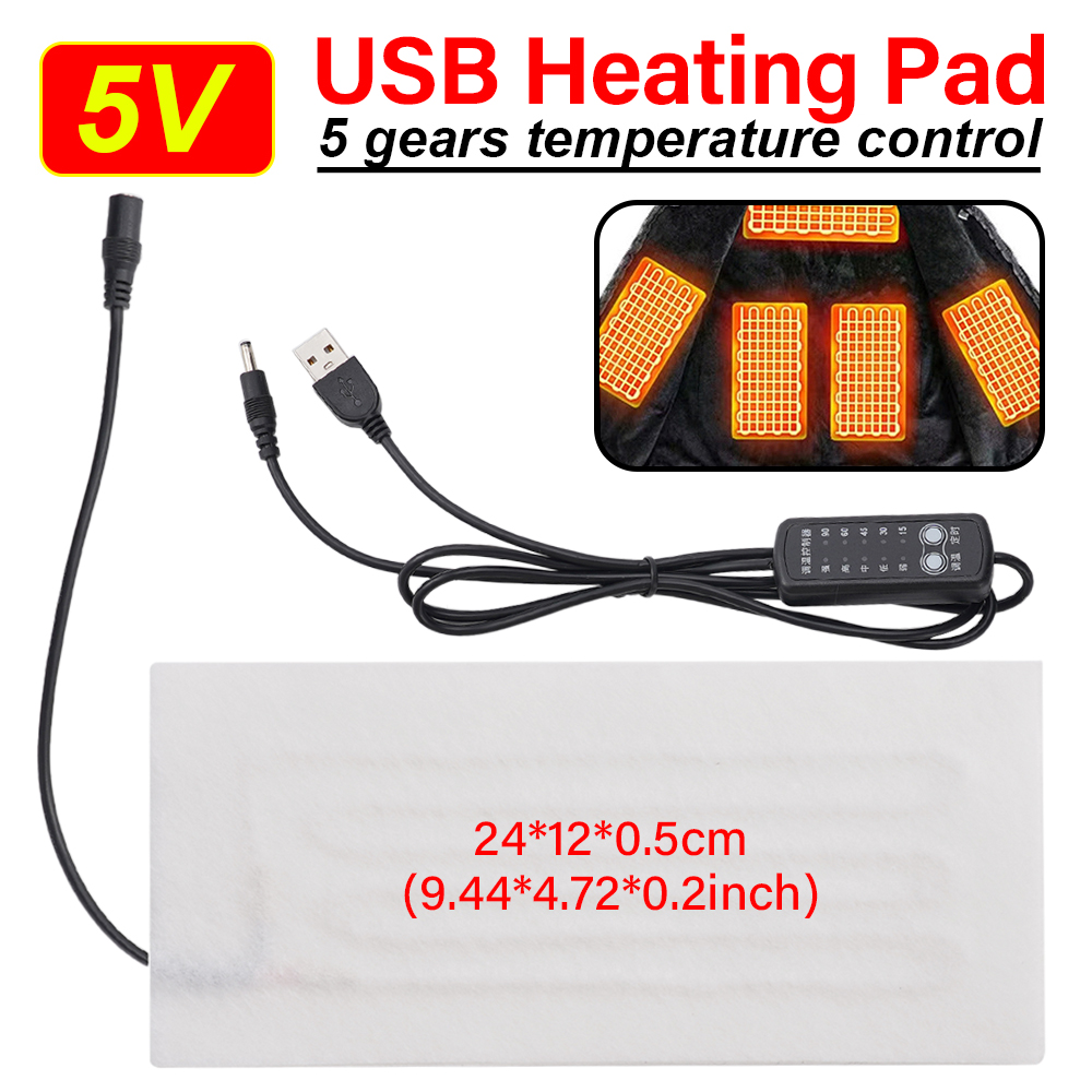 1Pc 120x240 mm USB Heating Pad - огляд і ціна Hand Warmer Electric