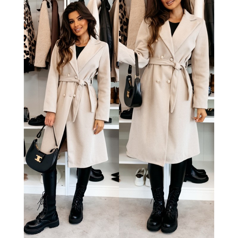 Women's Woolen Coat Autumn Win - огляд і ціна Wool Coat Peacoat