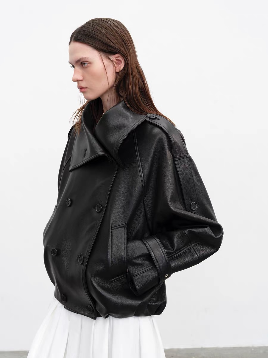 Fashion Real Leather Jacket fo - огляд і ціна Down Jacket Packable