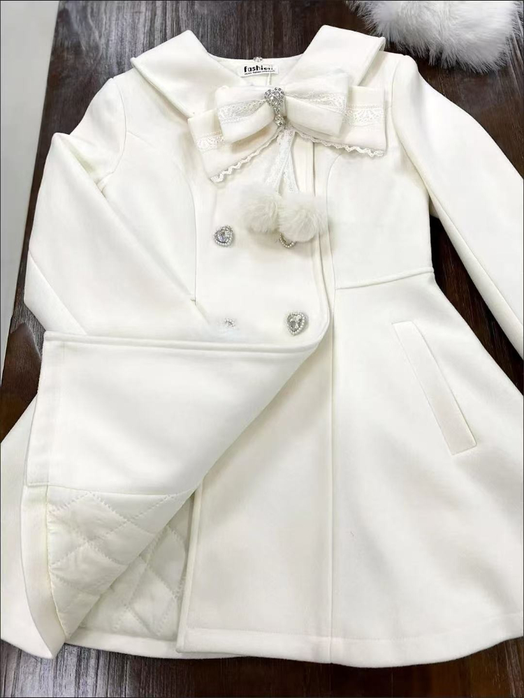 Japanese Autumn Winter Elegant - огляд і ціна Wool Coat Peacoat