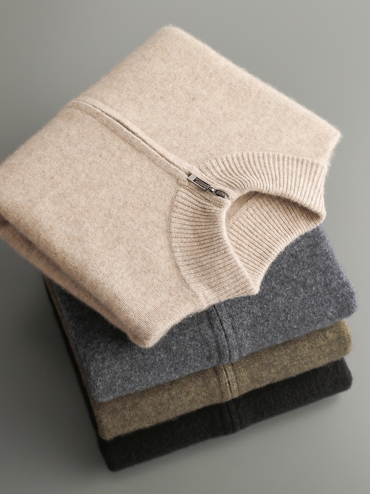 100% Merino Wool Men's Knitwea - огляд і ціна Wool Coat Peacoat