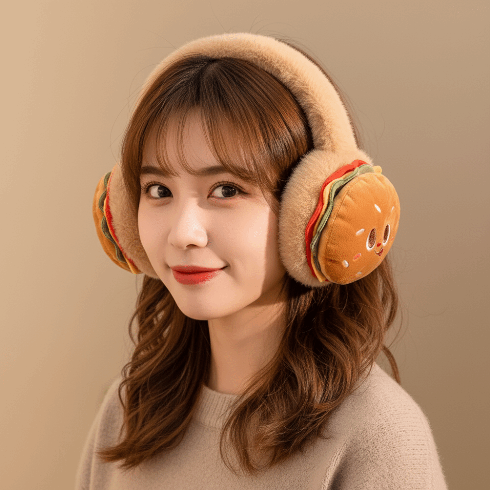 Cute Soft Hamburger Ear Warmer - огляд і ціна Earmuffs Foldable