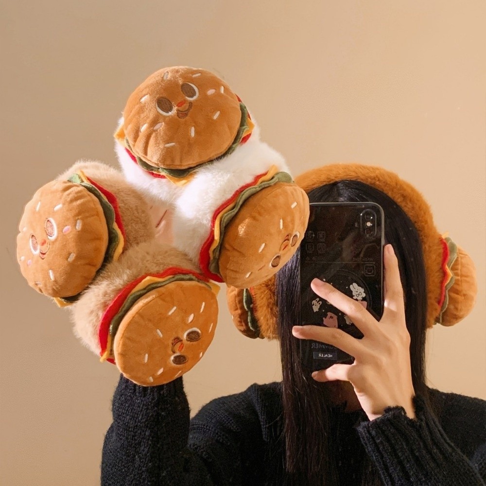 Cute Soft Hamburger Ear Warmer - огляд і ціна Earmuffs Foldable