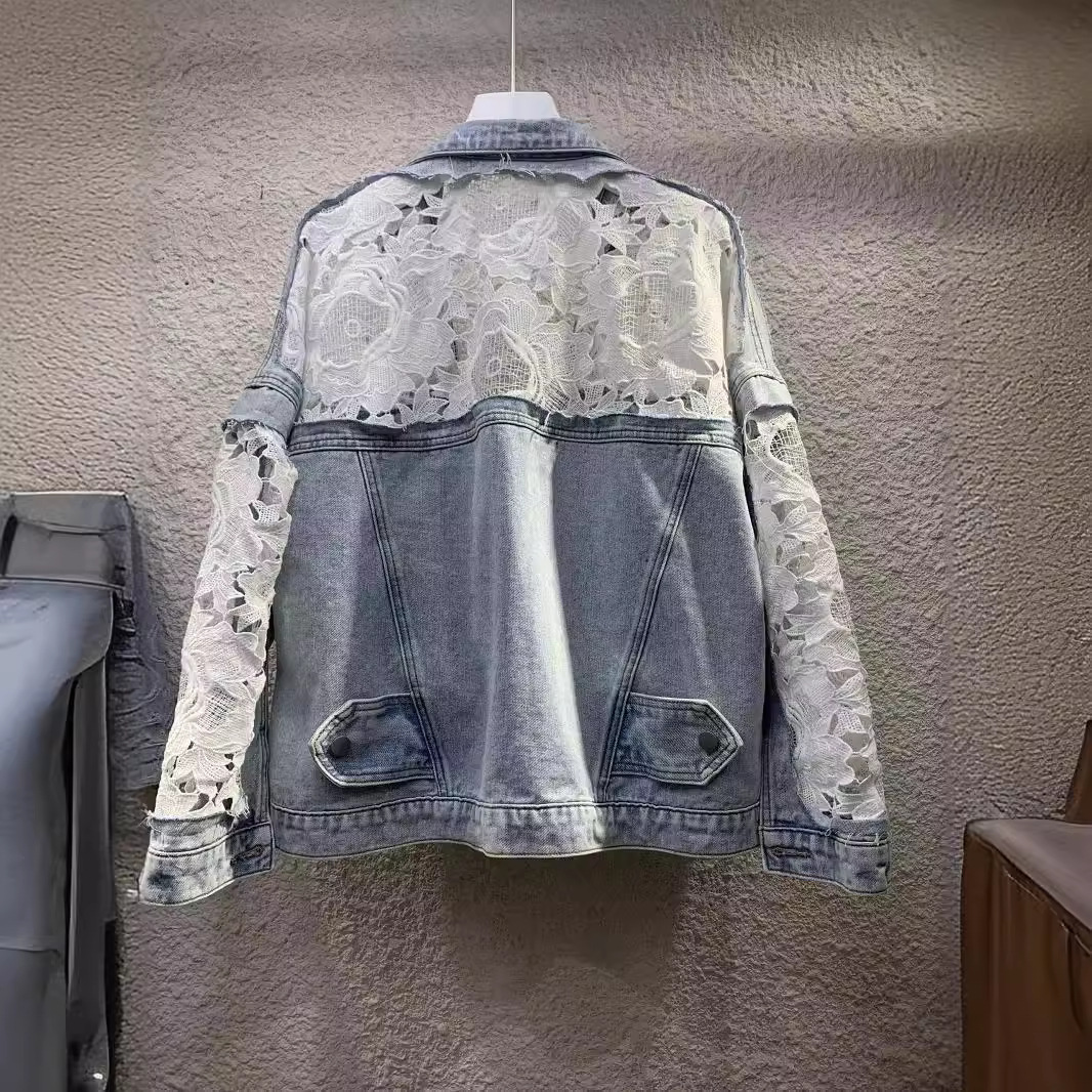 Spliced Embroidery Jacket Wome - огляд і ціна Down Jacket Packable